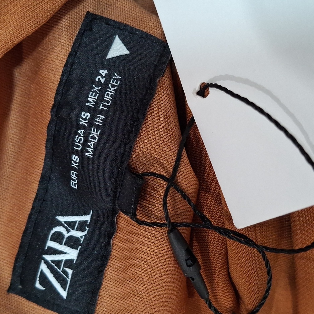 ZARA DRAPED CUT OUT DRESS - Picture 8 of 15